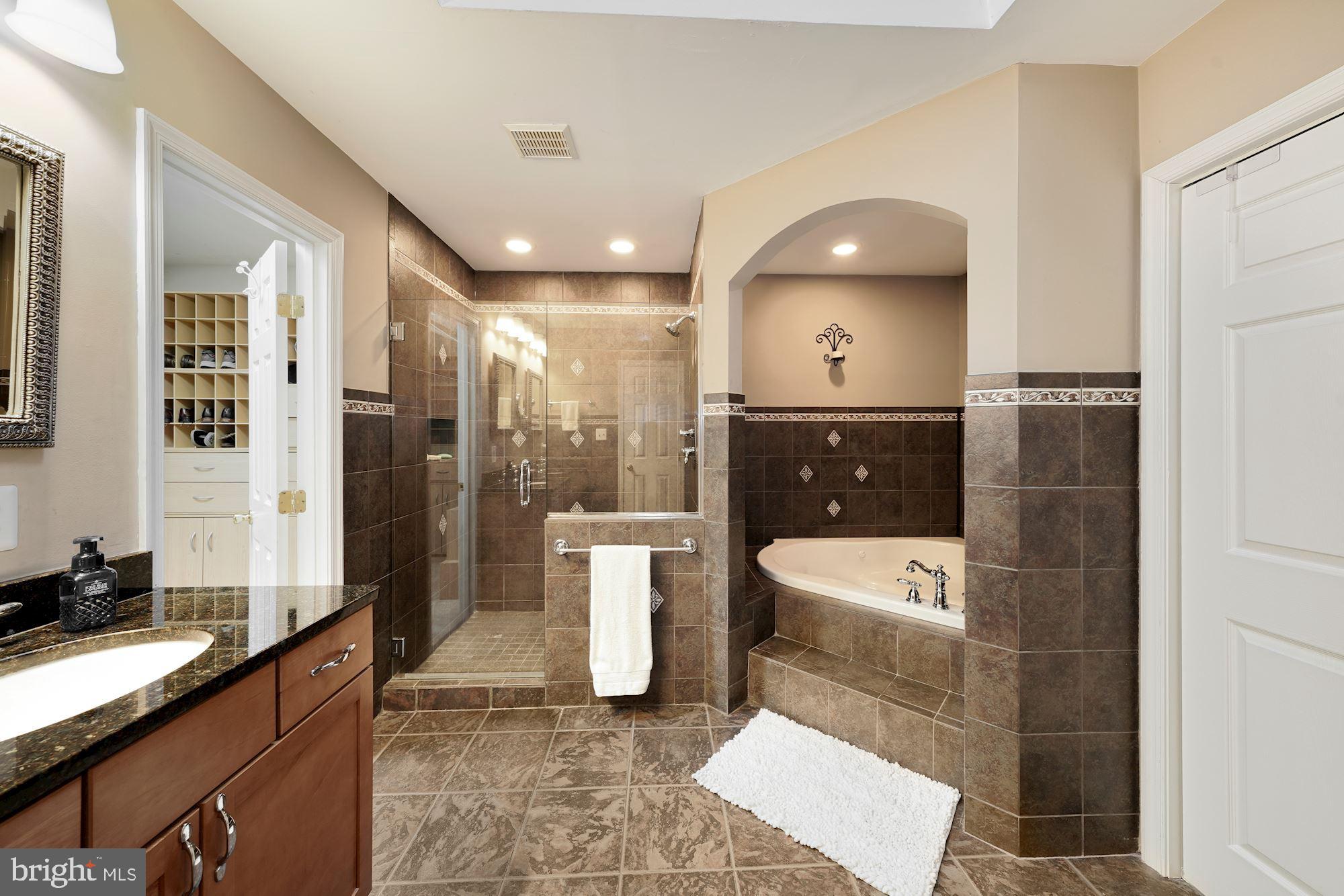 5 Middlebridge Court Silver Spring, MD 20906 - Photo 21 of 43 Soaking Tub, large stand up shower