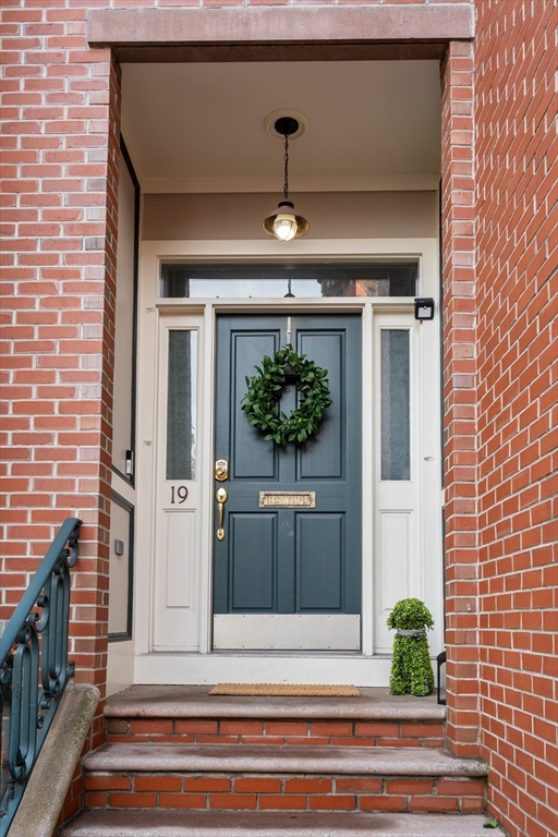 19 Charles Street Boston, MA 02129 - Photo 25 of 28 a view of a entryway door of the house