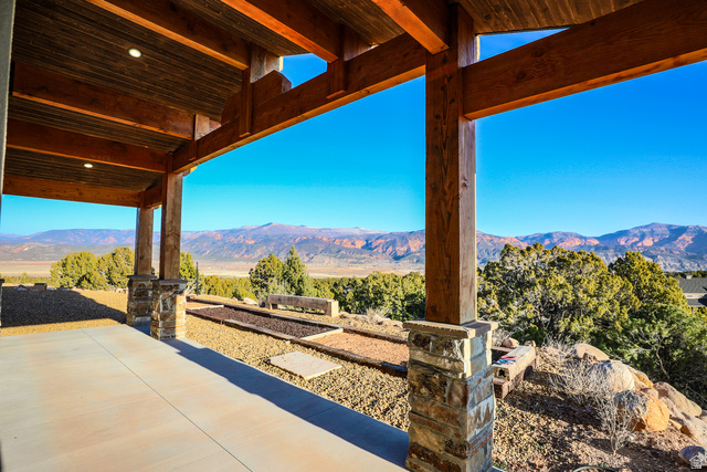 6688 Bareback Road Cedar City, UT 84720 - Photo 42 of 58 View of patio / terrace with a mountain view
