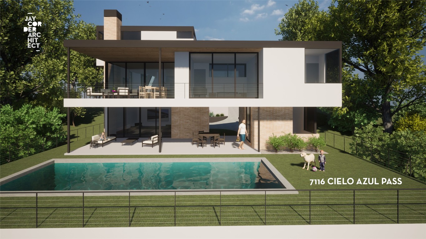 7116 Cielo Azul Pass Austin, TX 78732 - Photo 2 of 19 a view of a house with backyard and sitting area