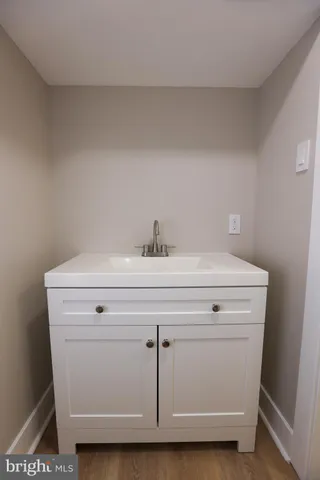 a close view of closet