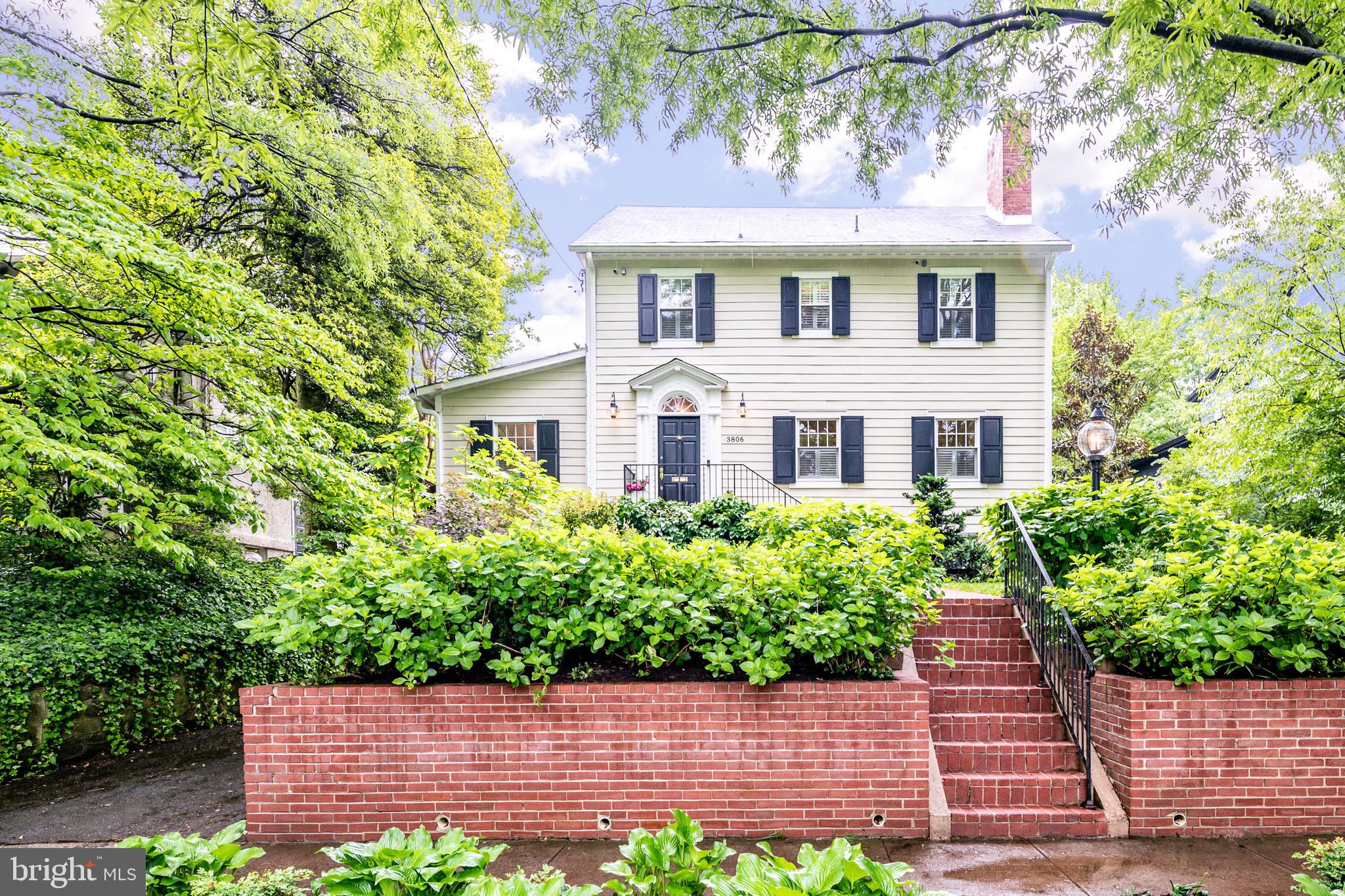 3806 Military Road Northwest Washington, DC 20015 - Photo 2 of 50 Classic colonial set back with plenty of privacy