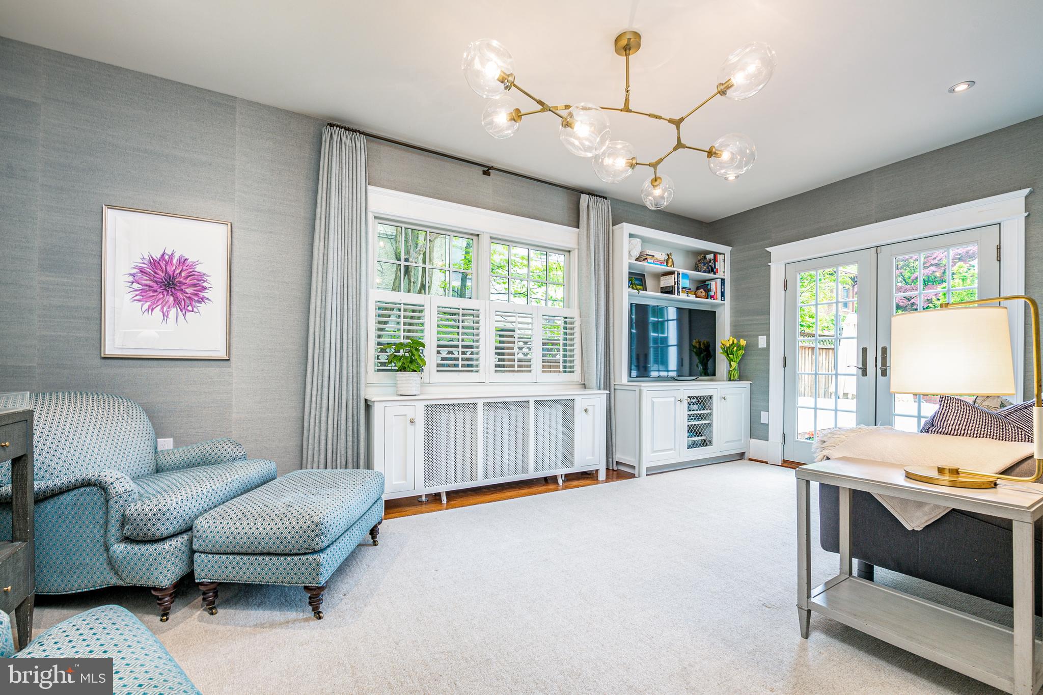 3806 Military Road Northwest Washington, DC 20015 - Photo 17 of 50 Gorgeous family room with specialty light fixture