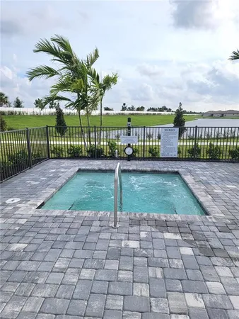 a view of a volley ball court