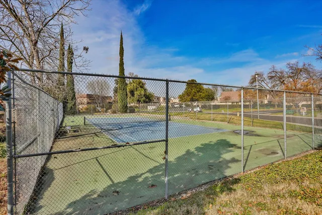 a view of a tennis court