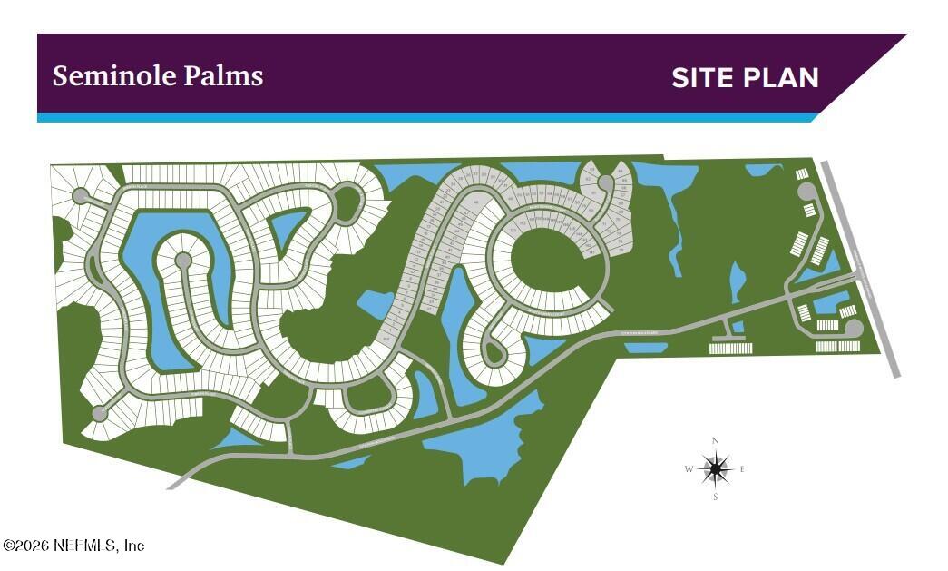1351 Ribbon Place Palm Coast, FL 32164 - Photo 20 of 20 SEMINOLE PALMS SITE PLAN