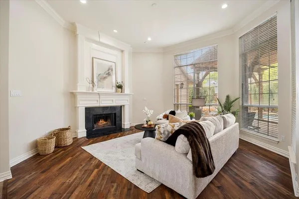 a bed room with a bed and a fireplace