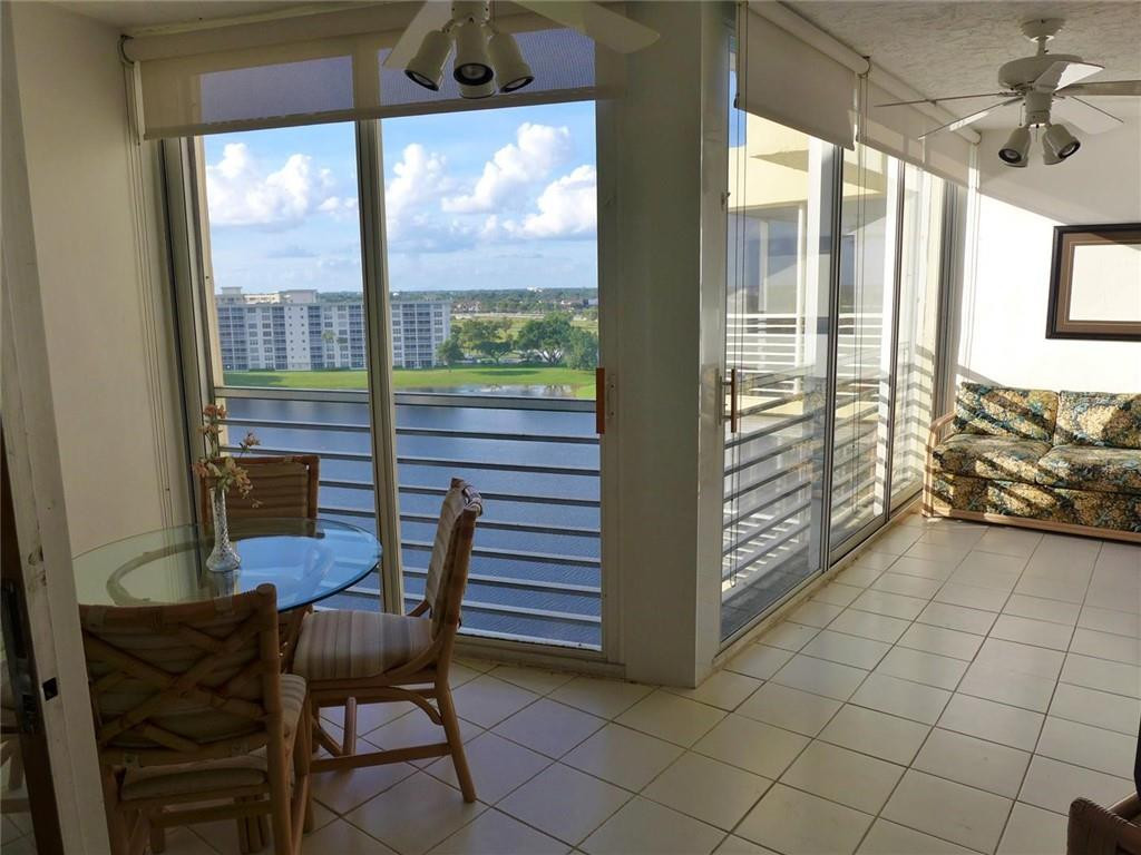 3095 North Course Drive, Unit 1005 Pompano Beach, FL 33069 - Photo 13 of 32 View to balcony from Main Bedroom