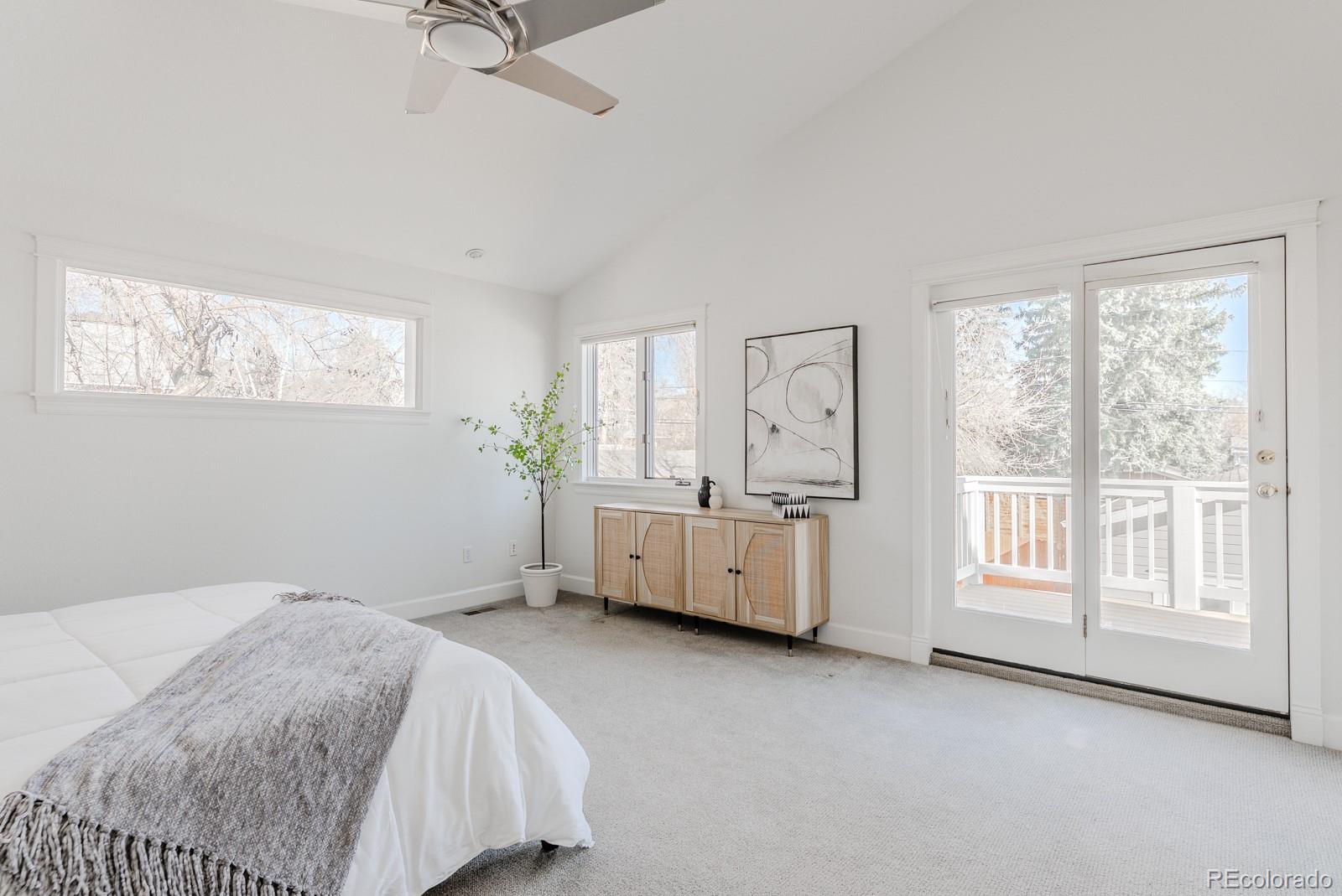 1835 Columbine Avenue Boulder, CO 80302 - Photo 25 of 40 a bedroom with a white bed and window