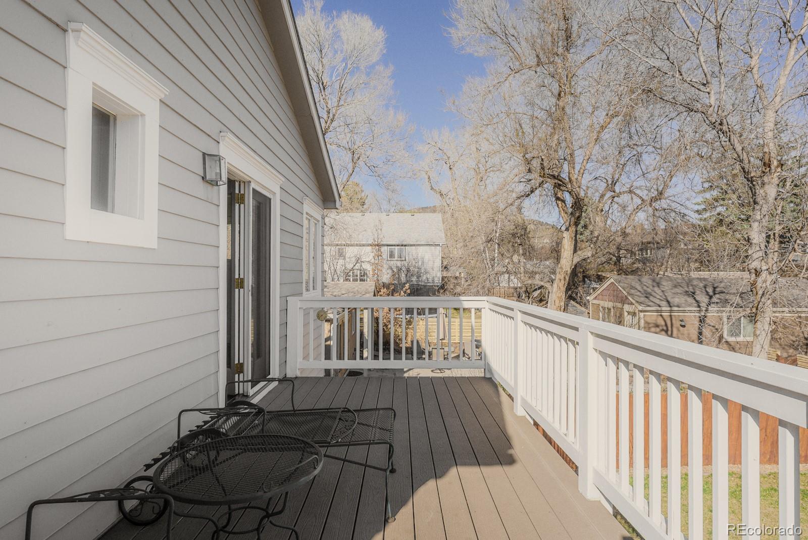1835 Columbine Avenue Boulder, CO 80302 - Photo 26 of 40 a view of a balcony with wooden floor