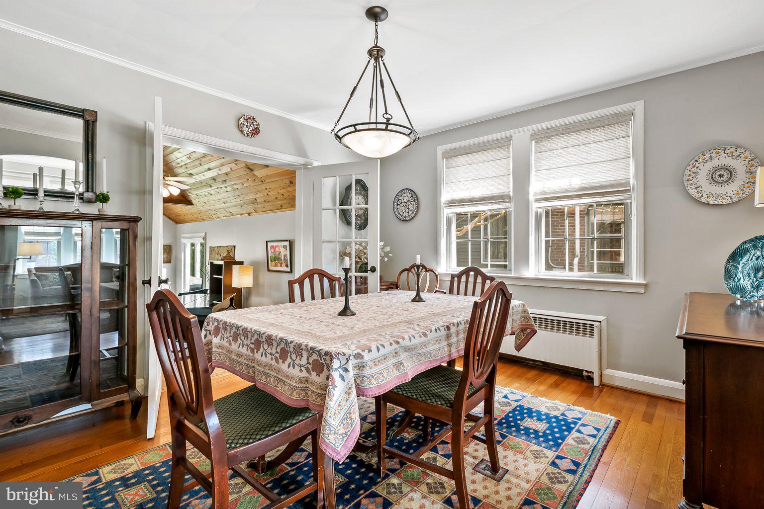 620 Overbrook Road Baltimore, MD 21212 - Photo 11 of 53 a view of a dining room with furniture window and wooden floor
