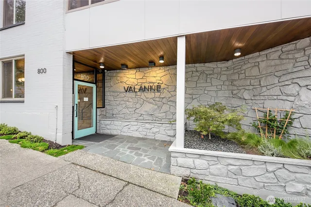 a view of a door of the house