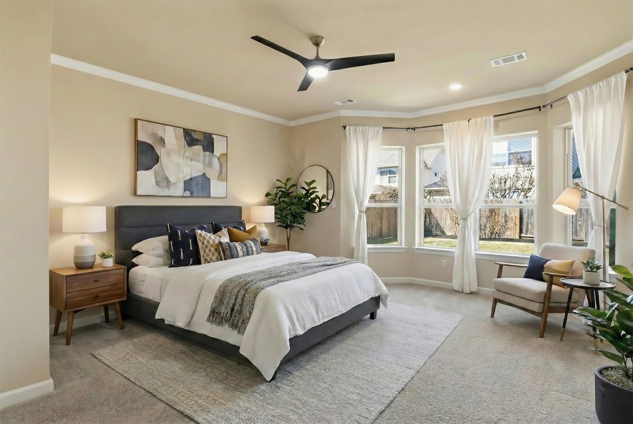 26202 Rustic Ranch Lane Katy, TX 77494 - Photo 22 of 50 Virtually staged primary bedroom.
