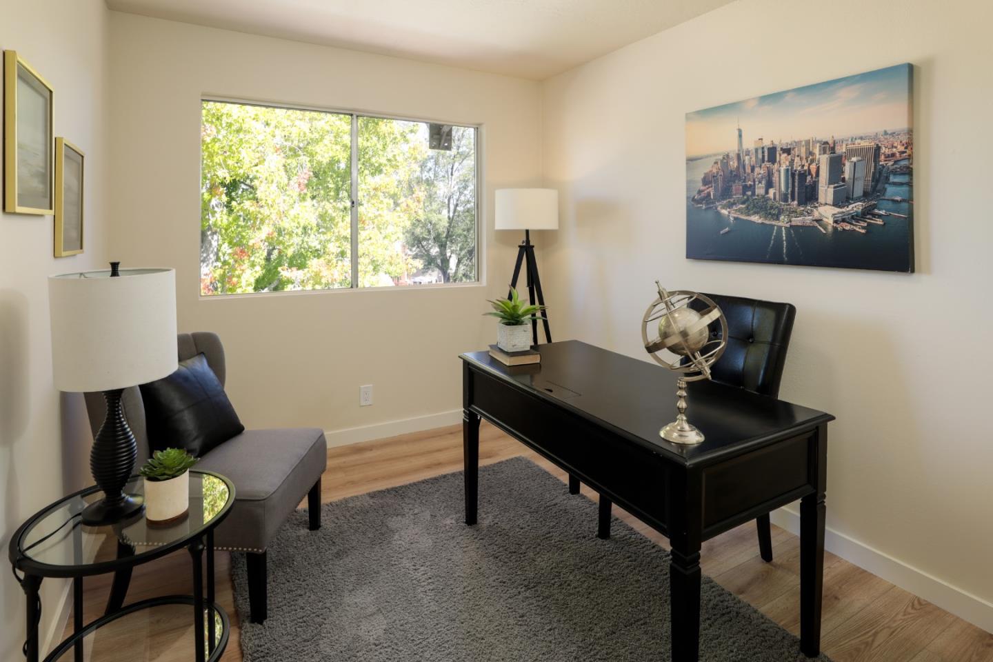 10176 Camberley Lane Cupertino, CA 95014 - Photo 13 of 22 a view of a workspace with a window and sitting area