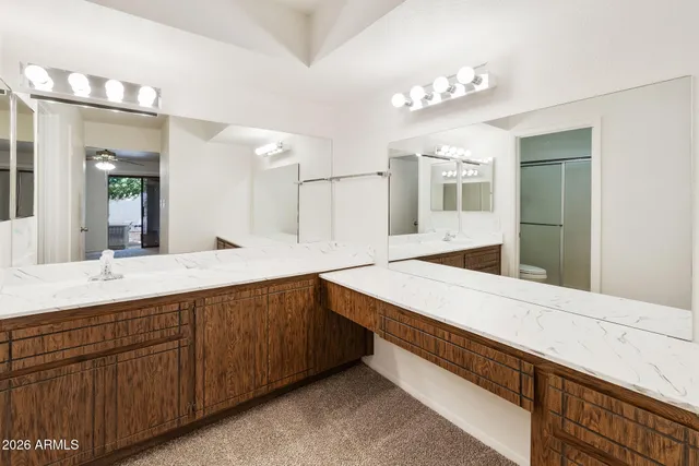 a view of a terrace with sitting area