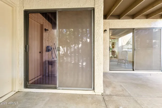 a view of a house with a porch