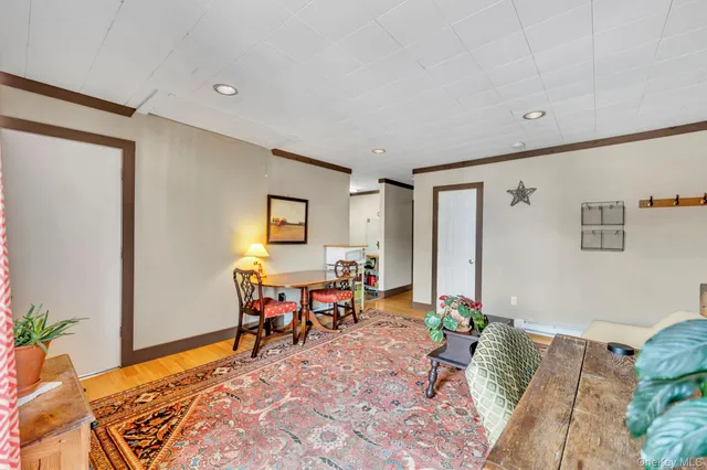 a bed room with a bed and a table in it