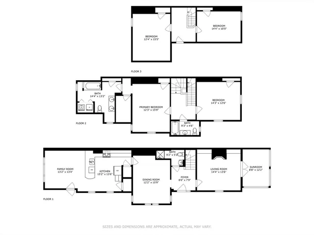 a picture of a floor plan