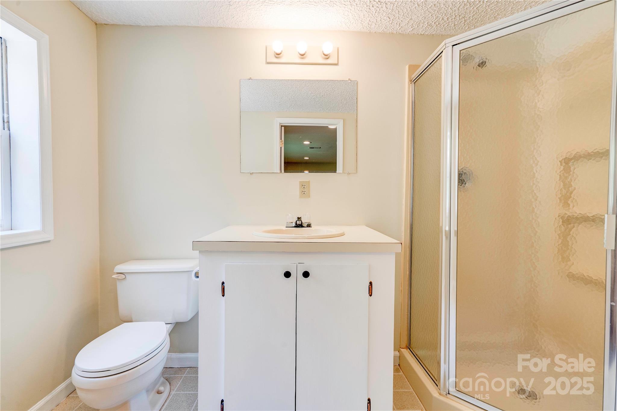 145 Ball Park Road Lawndale, NC 28090 - Photo 29 of 37 a bathroom with a toilet a sink and a mirror