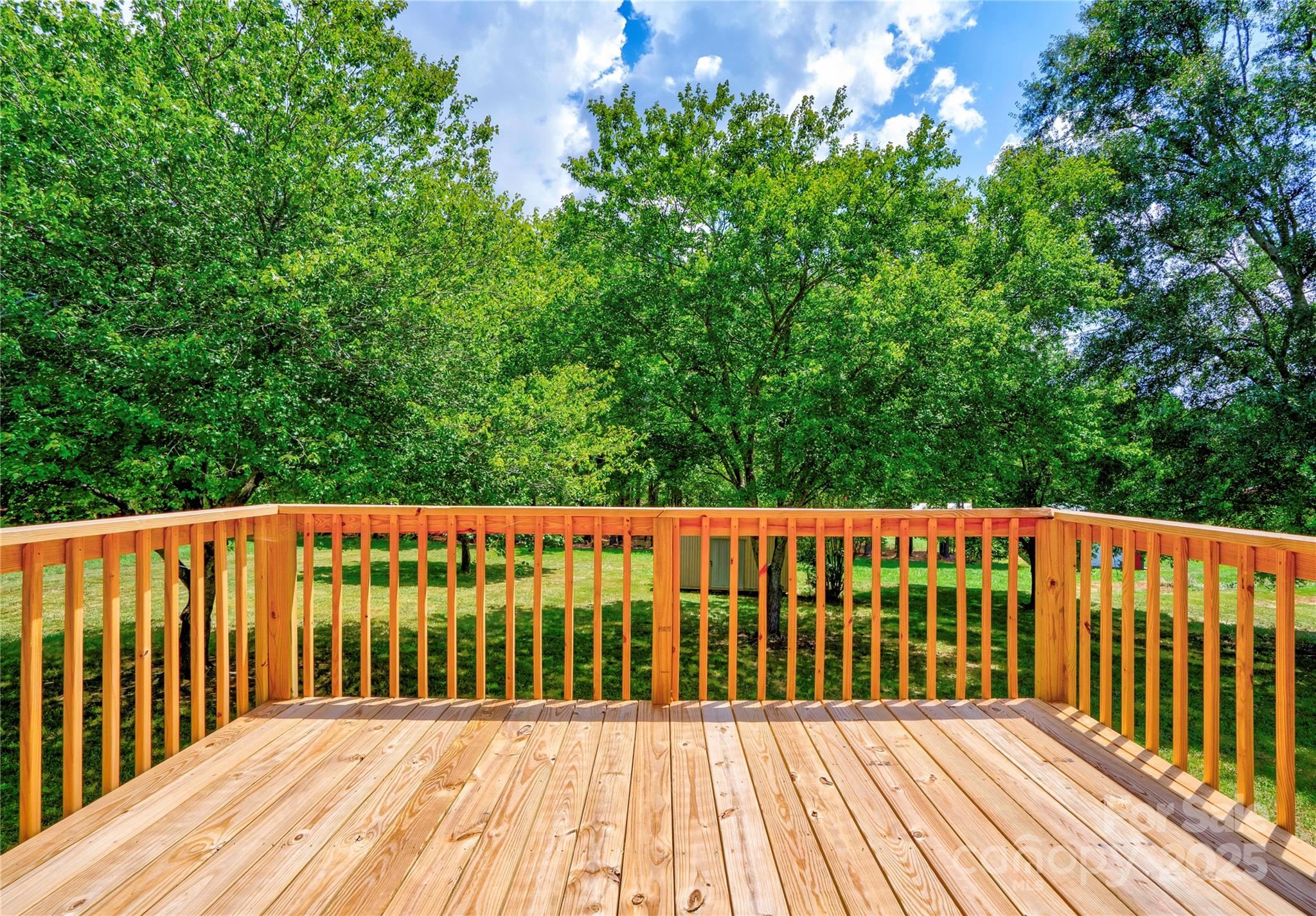 145 Ball Park Road Lawndale, NC 28090 - Photo 31 of 37 a view of wooden balcony