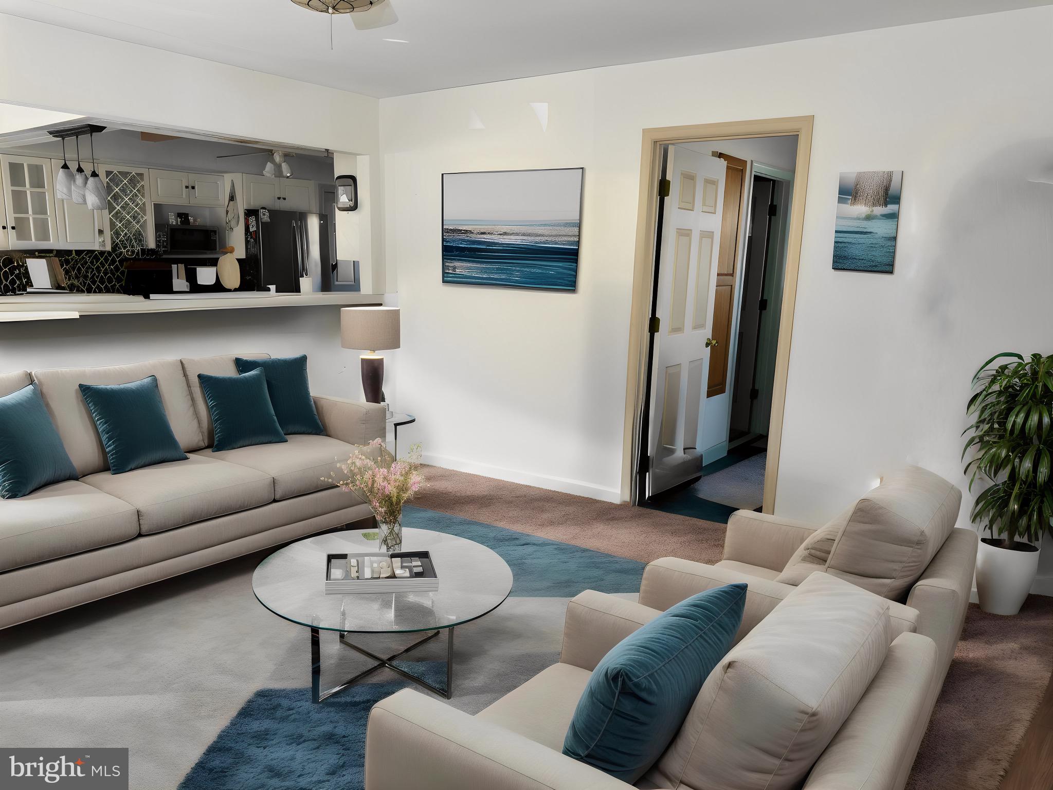 1111 Camp Road Denton, MD 21629 - Photo 19 of 33 a living room with furniture and a wooden floor