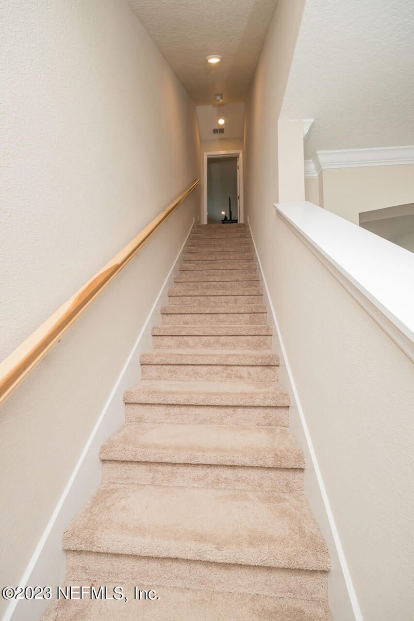 77 Glorieta Drive St. Augustine, FL 32095 - Photo 31 of 67 Staircase to Bedroom 4 & Bathroom 3