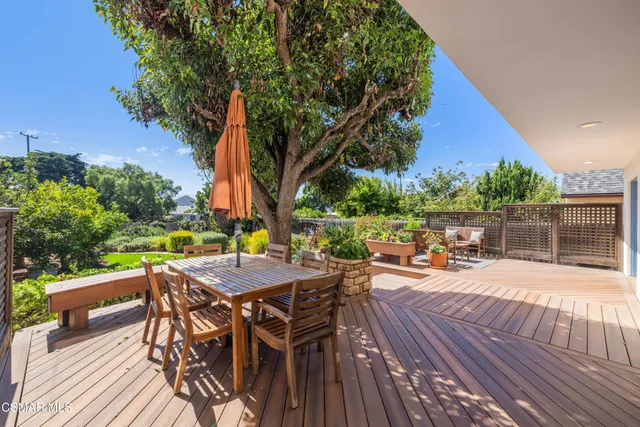 a view of a swimming pool with a yard