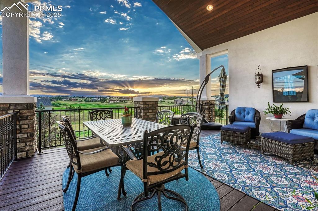 1935 Bashley Road Monument, CO 80132 - Photo 18 of 45 a view of a terrace with furniture