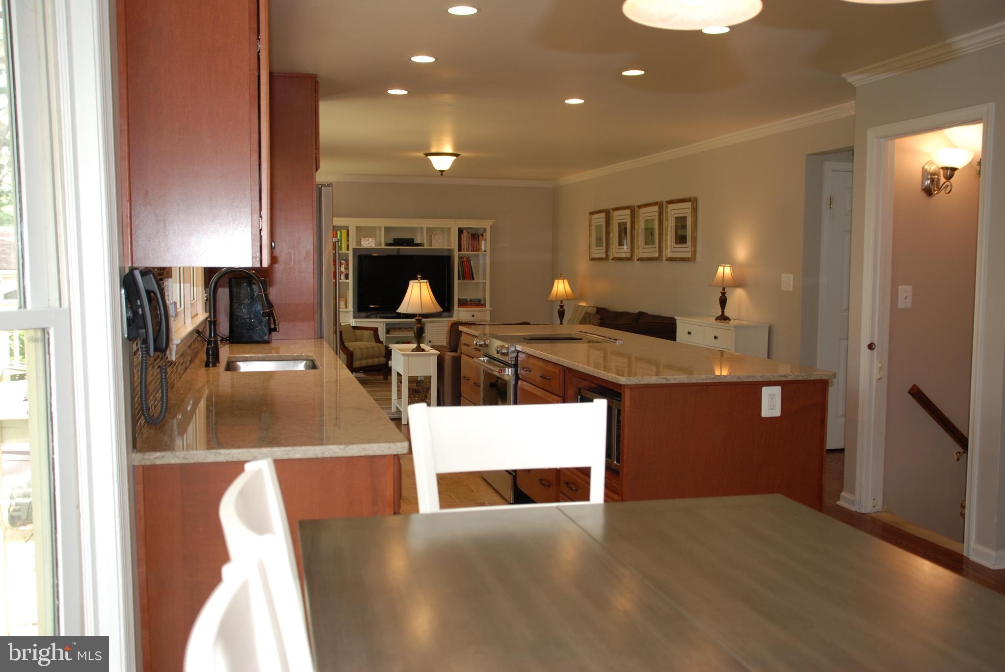 6108 Eagle Landing Road Burke, VA 22015 - Photo 15 of 52 View from the Breakfast Rm thru Kitchen to the FR