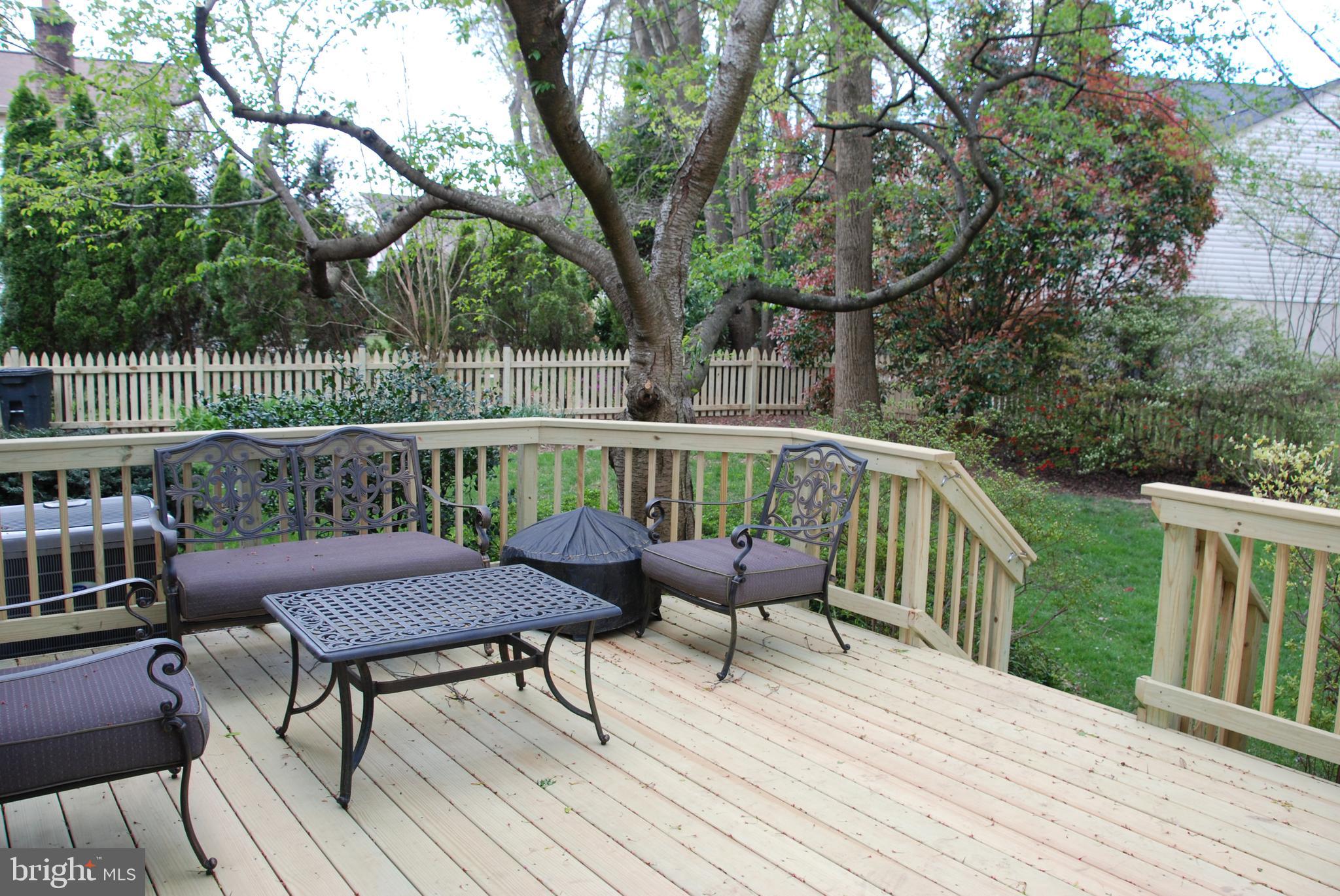 6108 Eagle Landing Road Burke, VA 22015 - Photo 19 of 52 Expansive new rear deck with side rails.