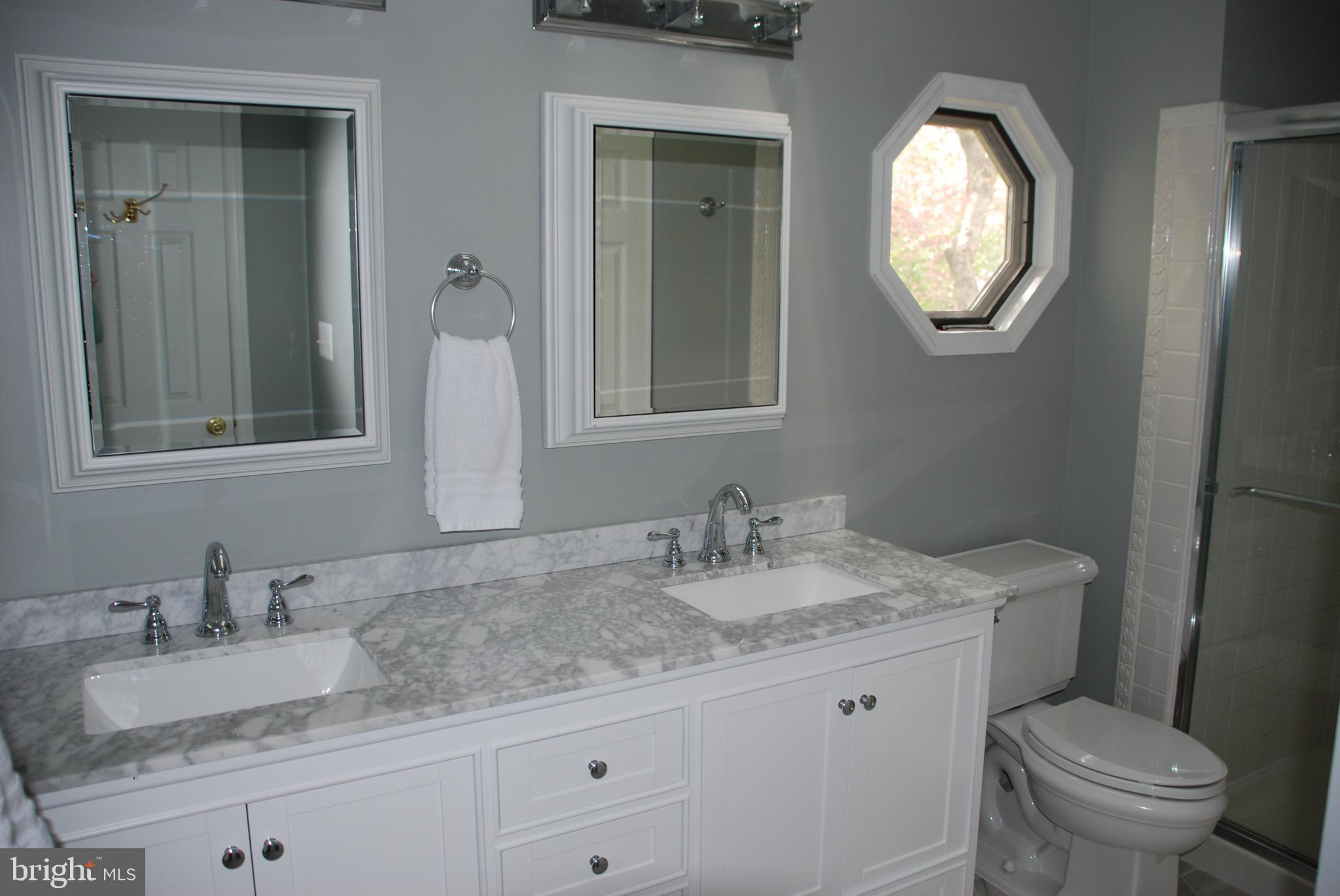 6108 Eagle Landing Road Burke, VA 22015 - Photo 28 of 52 Newly updated Ensuite Bath w/double sink vanity.