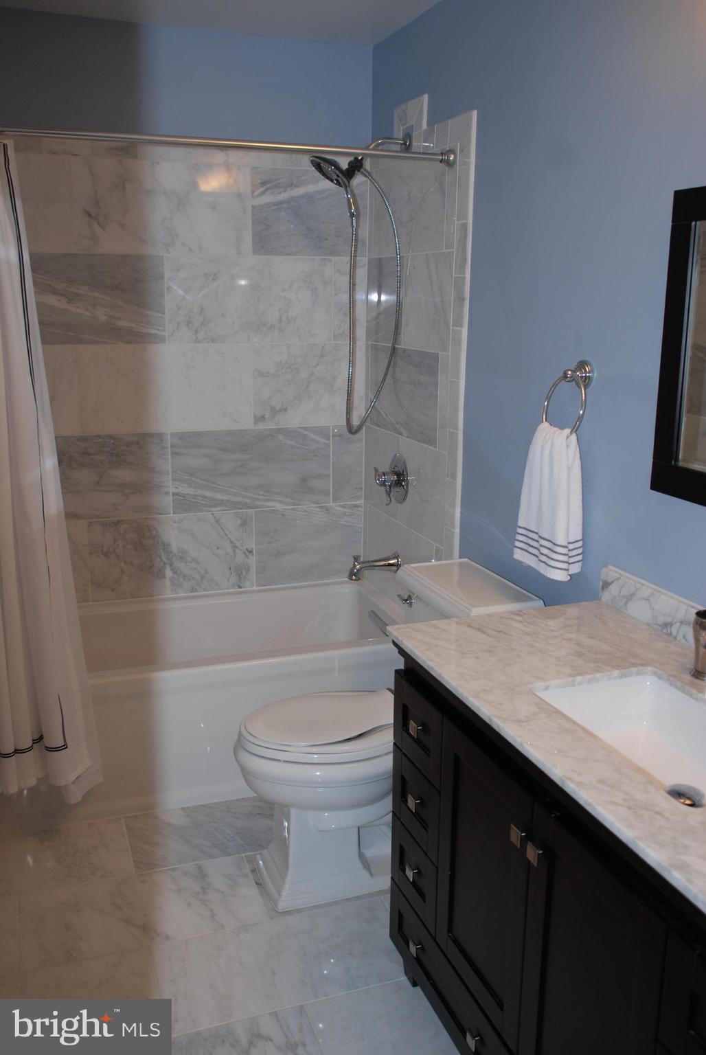 6108 Eagle Landing Road Burke, VA 22015 - Photo 33 of 52 Updated Hall Bath w /porcelain surround tub/shower