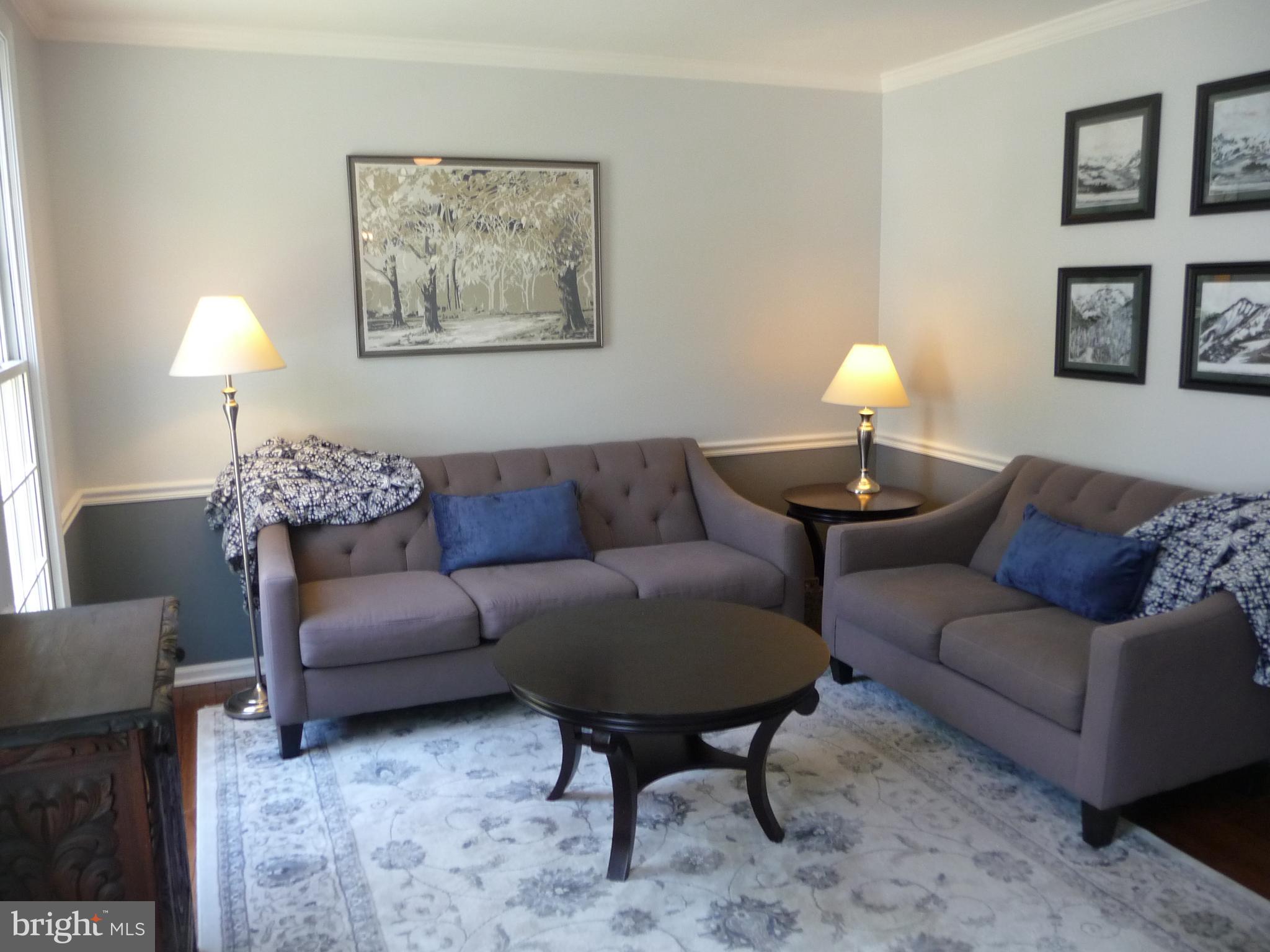 6108 Eagle Landing Road Burke, VA 22015 - Photo 6 of 52 LR w/hardwoods and crown molding.