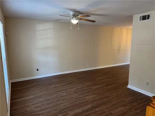 wooden floor in an empty room