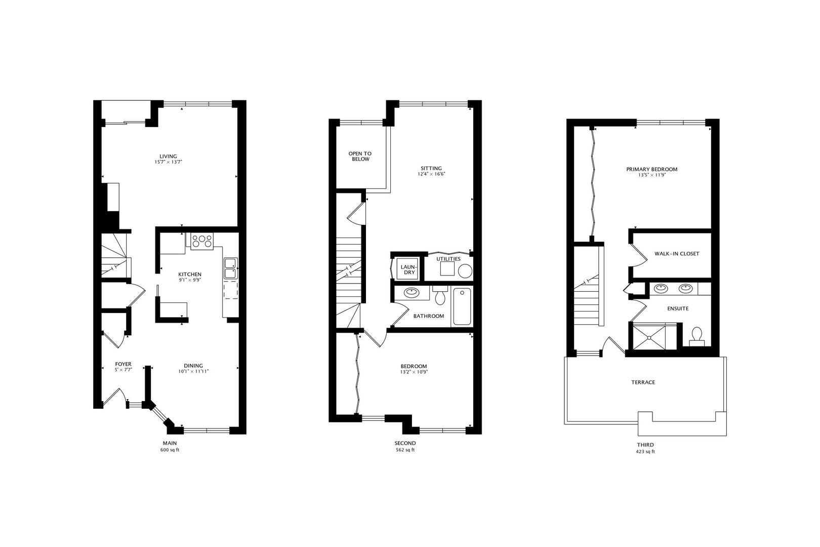2737 North Janssen Avenue, Unit B Chicago, IL 60614 - Photo 28 of 31 a picture of a floor plan