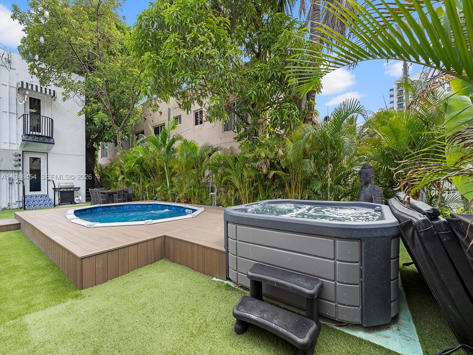 1845 Southwest 9th Street Miami, FL 33135 - Photo 26 of 31 a view of a backyard with sitting area