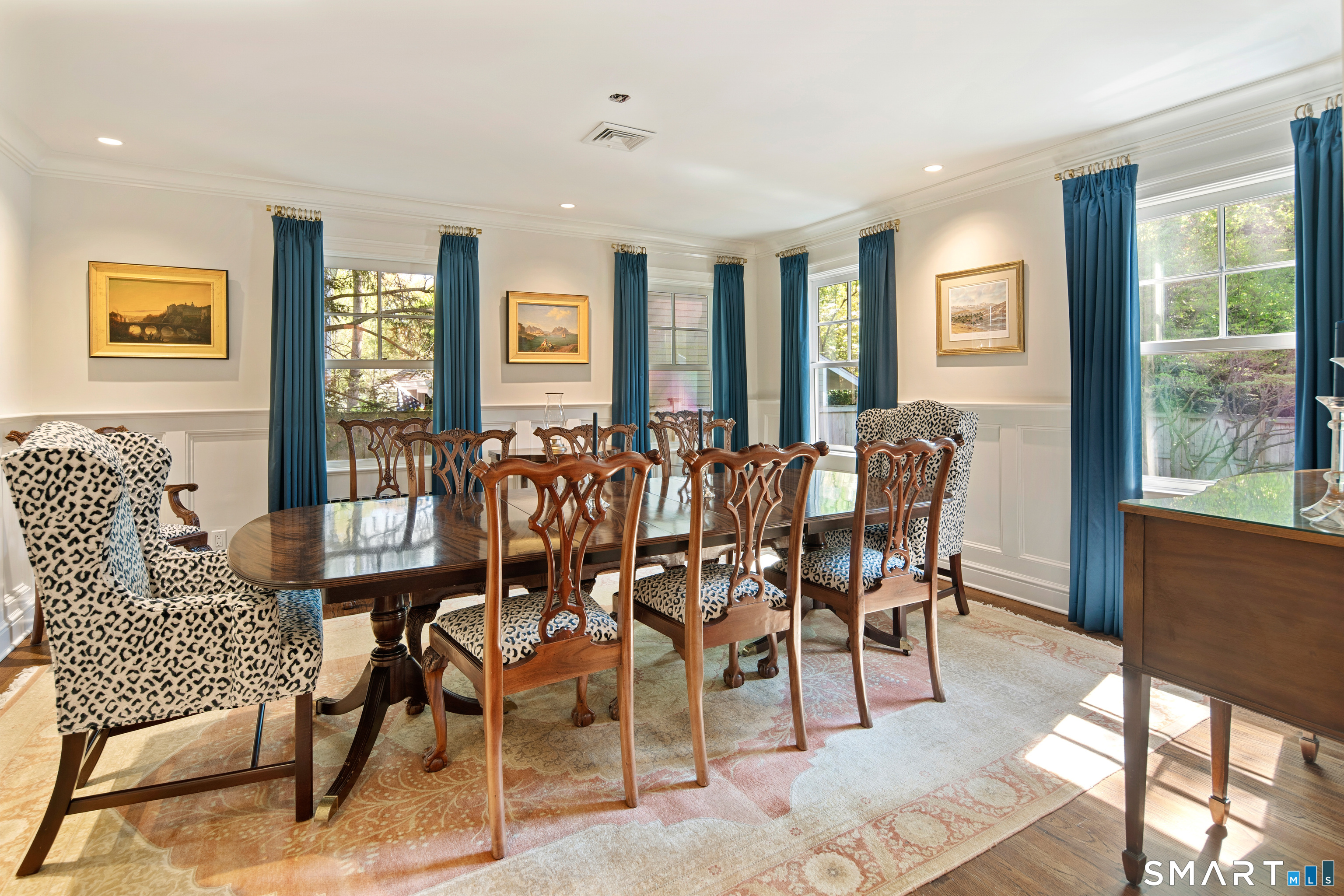 11 McLaren Road South Darien, CT 06820 - Photo 20 of 40 a dining room with furniture and window