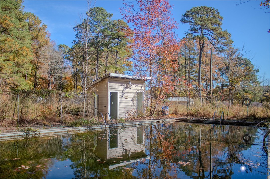 9501 Wilcox Neck Road Charles City, VA 23030 - Photo 13 of 15 Pool and pump house