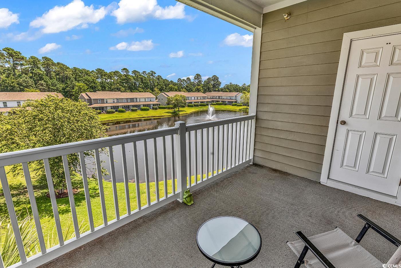 300 Kiskadee Loop, Unit K Conway, SC 29526 - Photo 23 of 40 Balcony featuring a water view