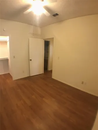 an empty room with a natural light