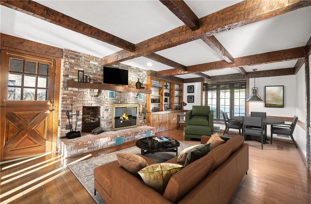 824 Flint Ridge Road Pittsburgh, PA 15243 - Photo 18 of 50 exposed wooden beams