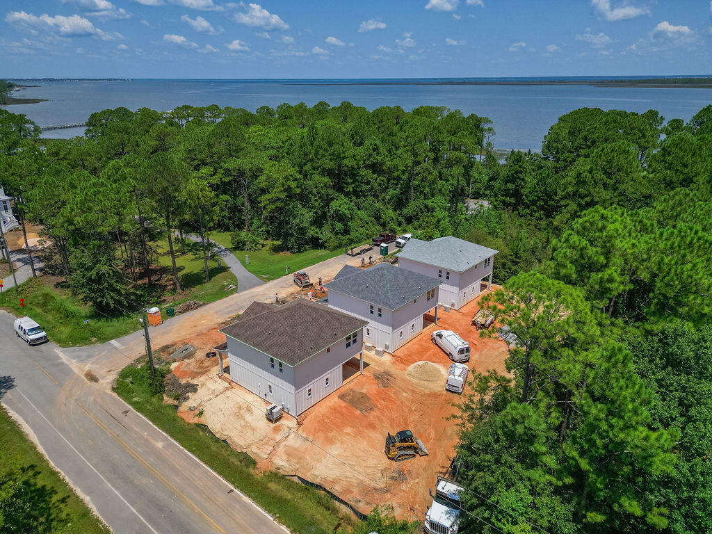 32 22nd Street Santa Rosa Beach, FL 32459 - Photo 24 of 26 an aerial view of a house with garden space and street view