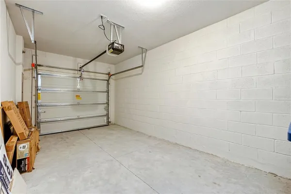 a view of room and racks on the wall