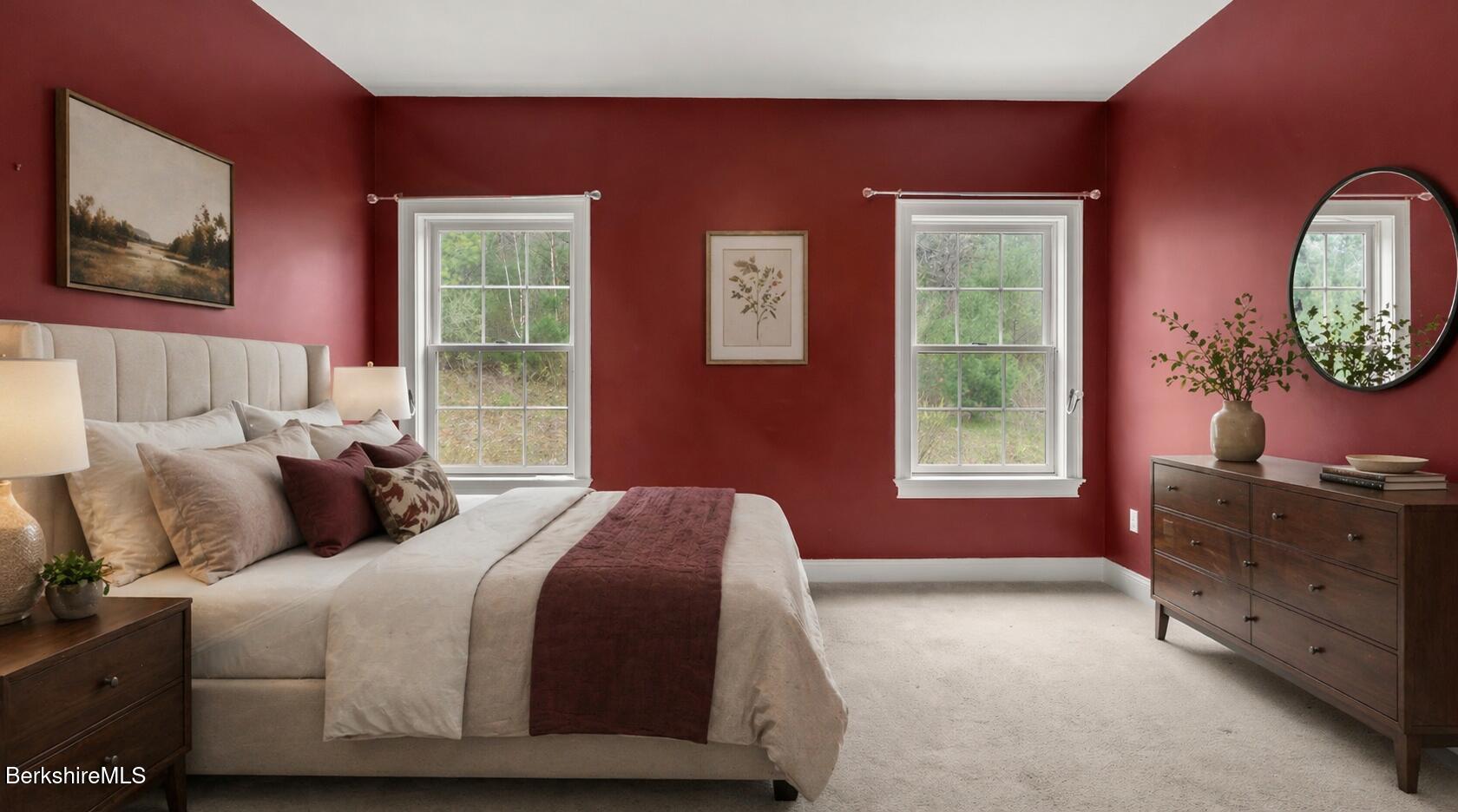 32 Aspen Way Pittsfield, MA 01201 - Photo 18 of 29 VIRTUALLY STAGED PRIMARY BEDROOM