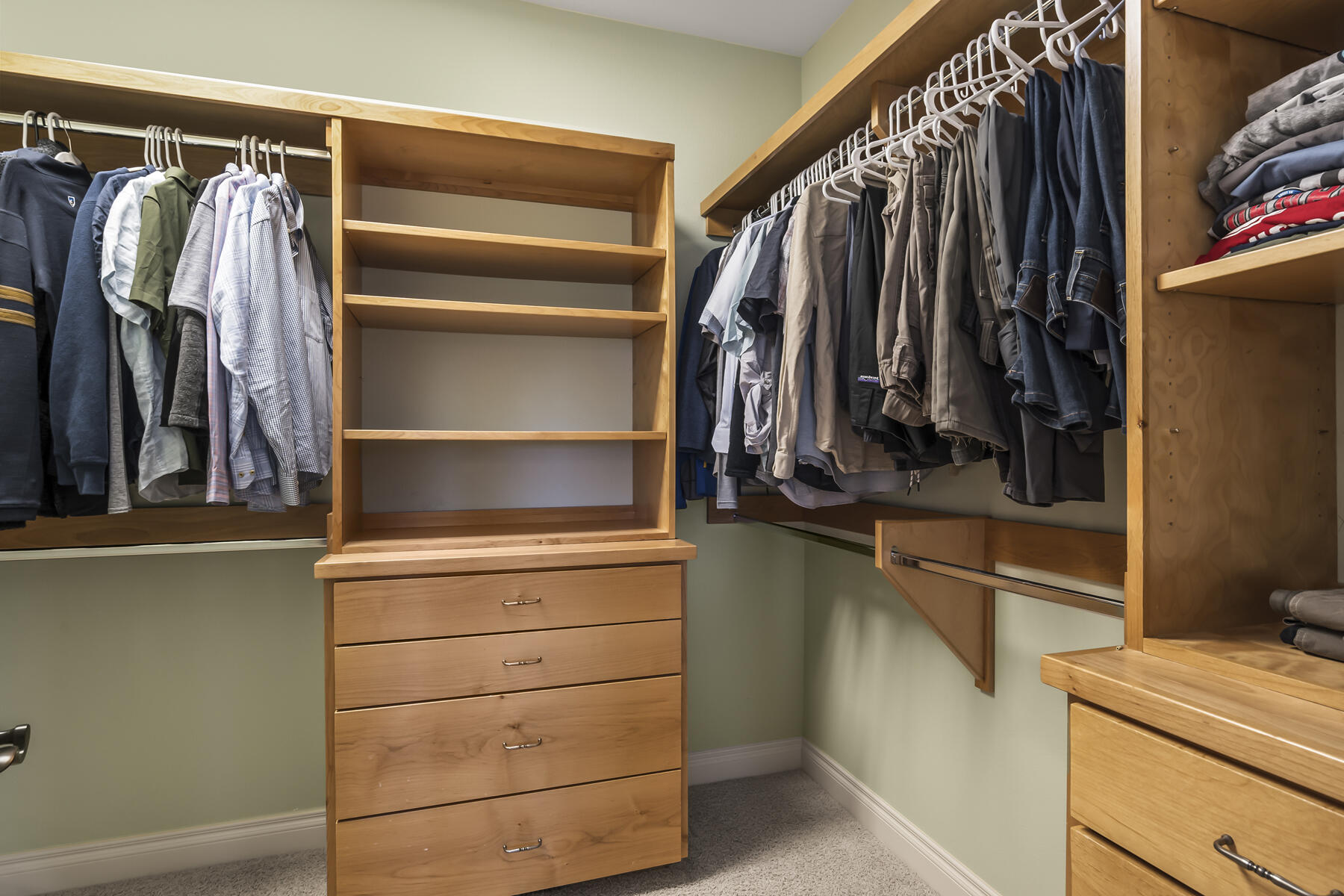 61445 Gosney Road Bend, OR 97702 - Photo 62 of 83 a view of walk in closet with clothes and shoes