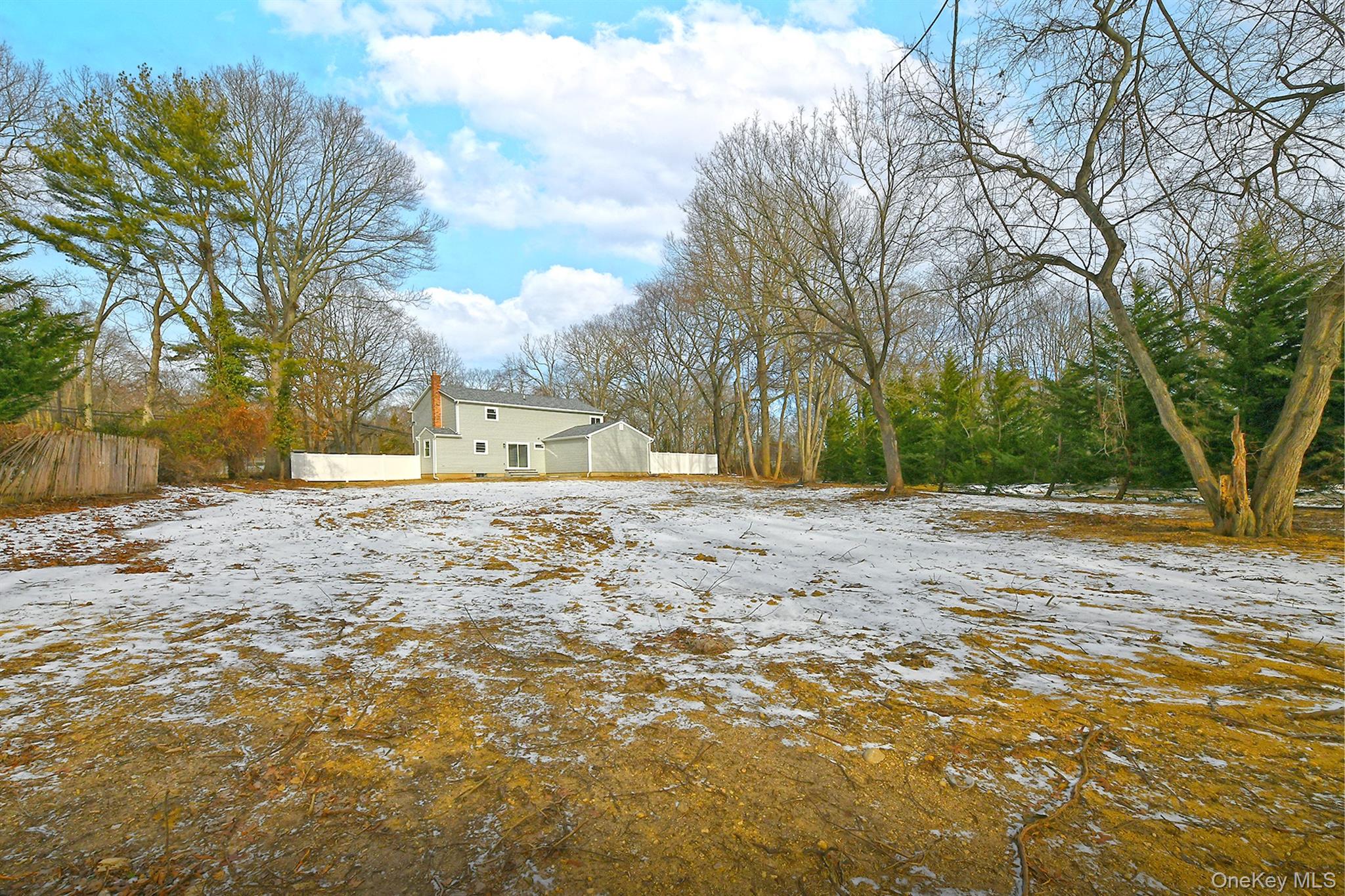 34 Warner Road Huntington, NY 11743 - Photo 37 of 39 a view of yard covered with snow in front of house