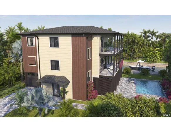 a view of a house with a patio