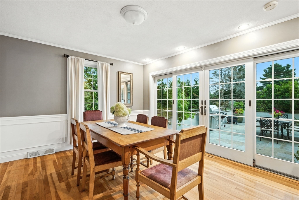 52 Wenham Road Topsfield, MA 01983 - Photo 7 of 42 a dining room with furniture and wooden floor