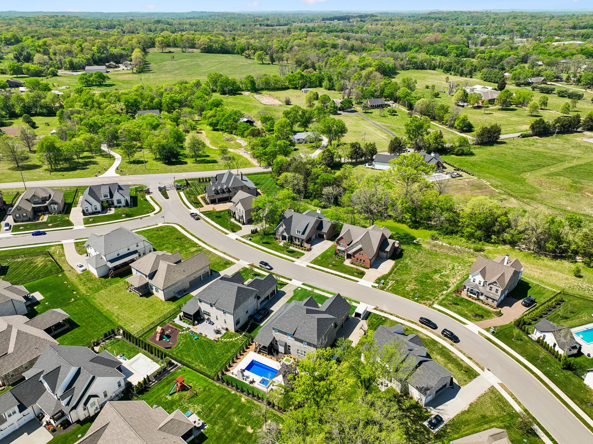 1008 Quillen Way Lebanon, TN 37087 - Photo 49 of 54 an aerial view of residential houses with outdoor space
