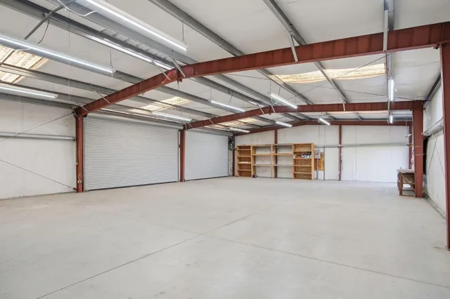 an aerial view of tennis court